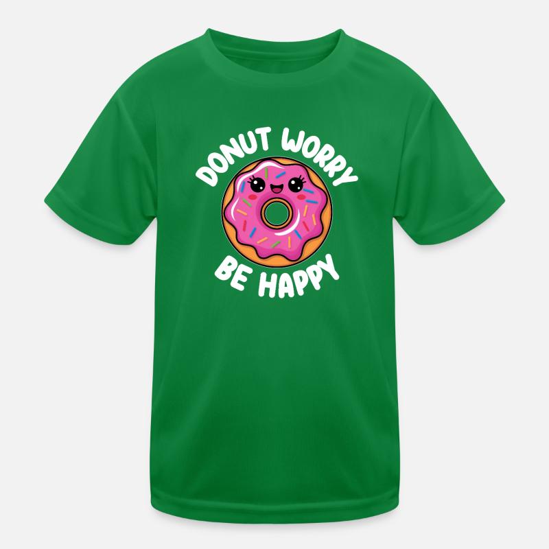 Smiling Donut Kids Functional T-Shirt