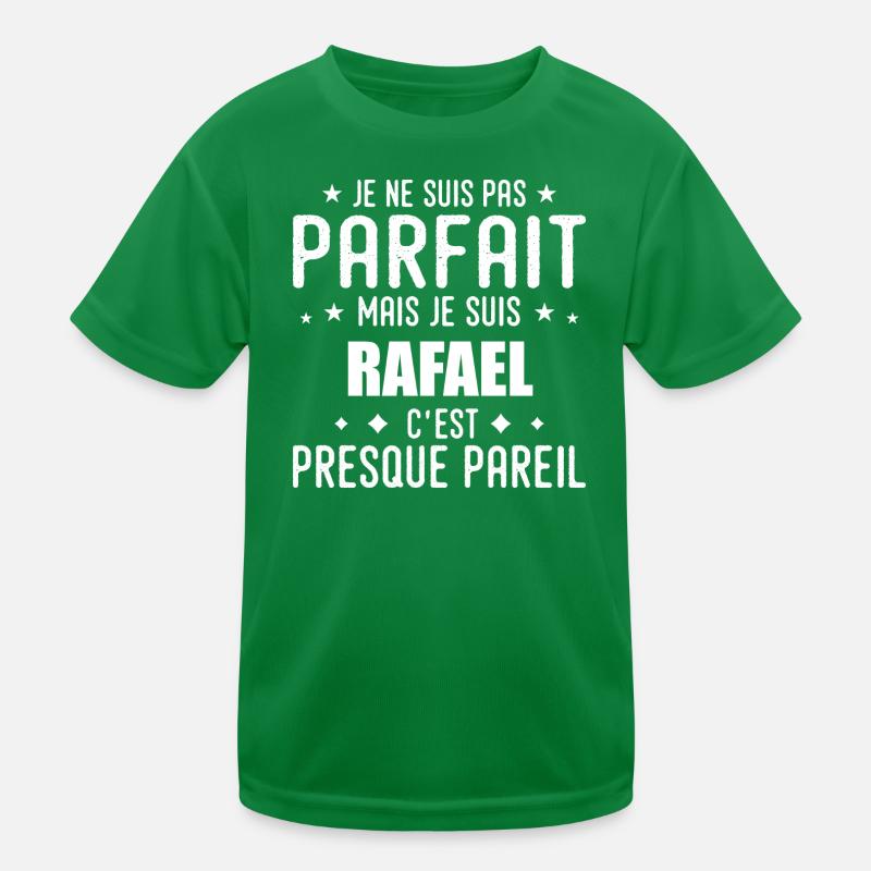 Rafael: authentisch, unvollkommen, oberflächlich, perfekt Kinder Funktions-T-Shirt