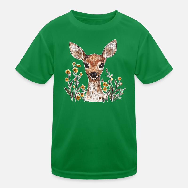 chevreuil T-shirt sport Enfant