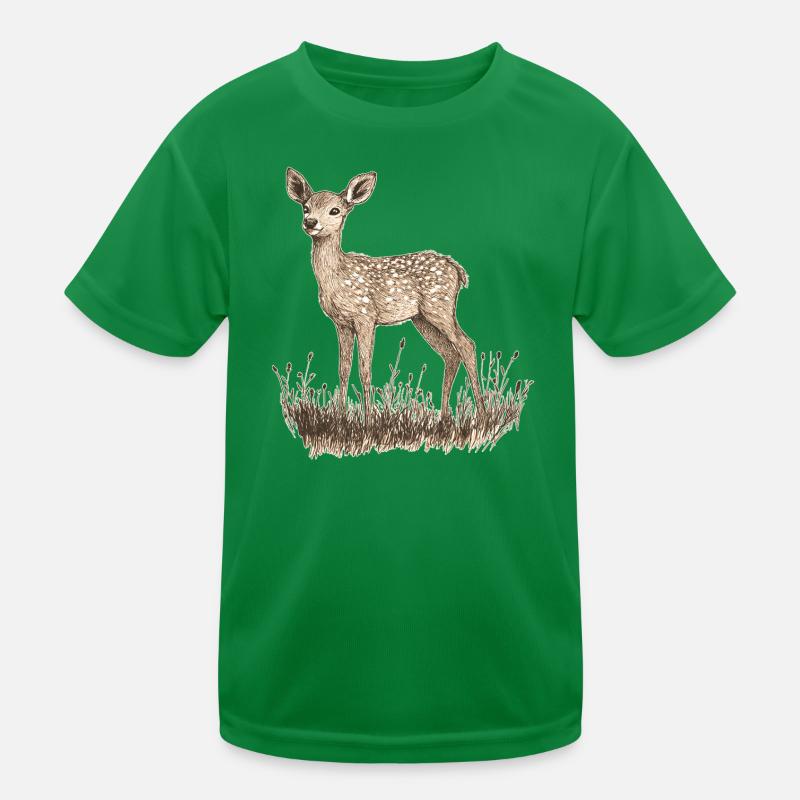 Reh Kinder Funktions-T-Shirt