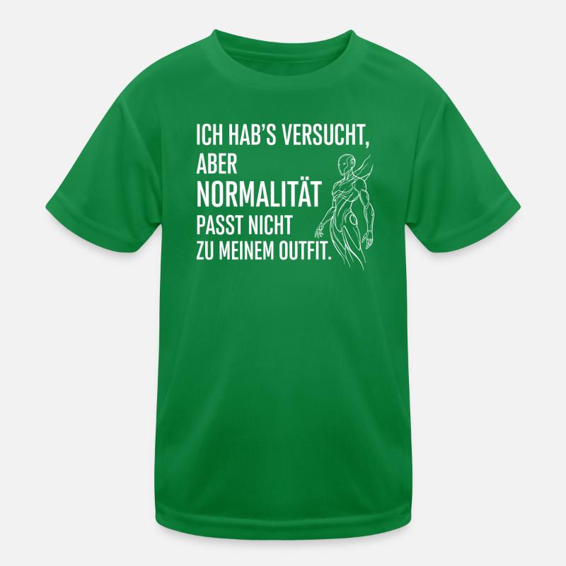 La normalité ne convient pas à la tenue T-shirt sport Enfant