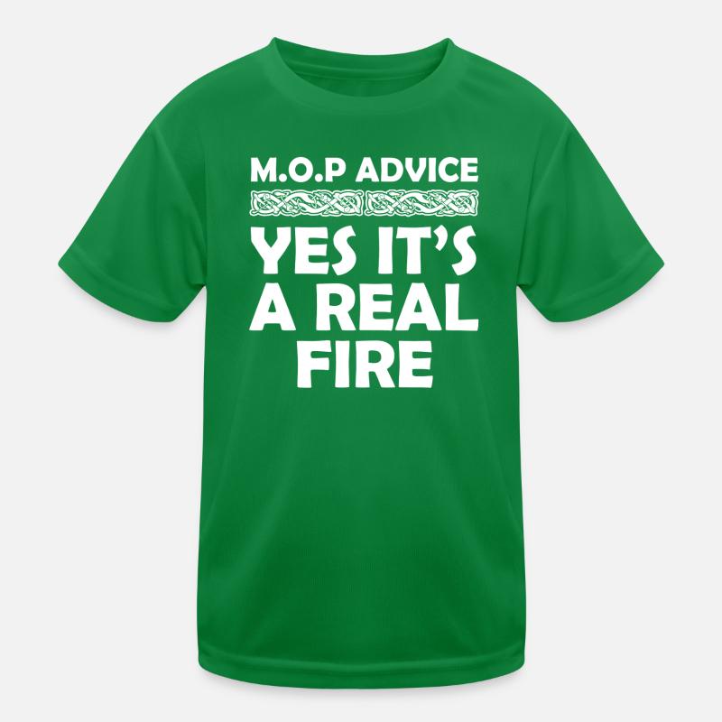 MOP - Echtes Feuer Kinder Funktions-T-Shirt