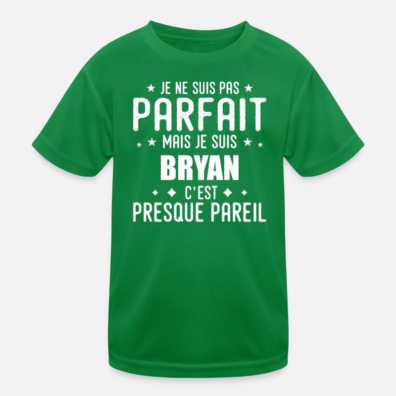 Bryan : authentique, imparfait, top, perfection T-shirt sport Enfant
