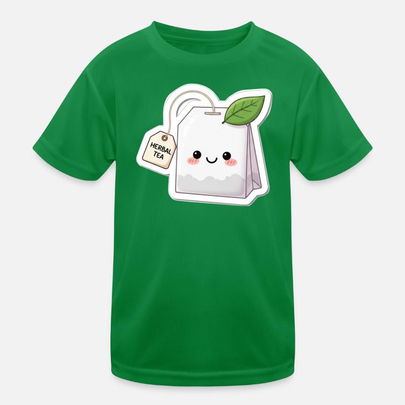 Kawaii Kräutertee Beutel Illustration Kinder Funktions-T-Shirt