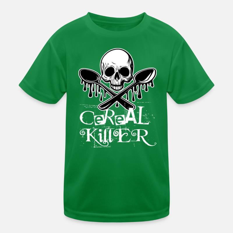 Totenkopf Müsli Killer Kinder Funktions-T-Shirt