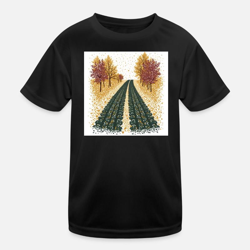 Polka Dot Tire Tracks Kinder Funktions-T-Shirt