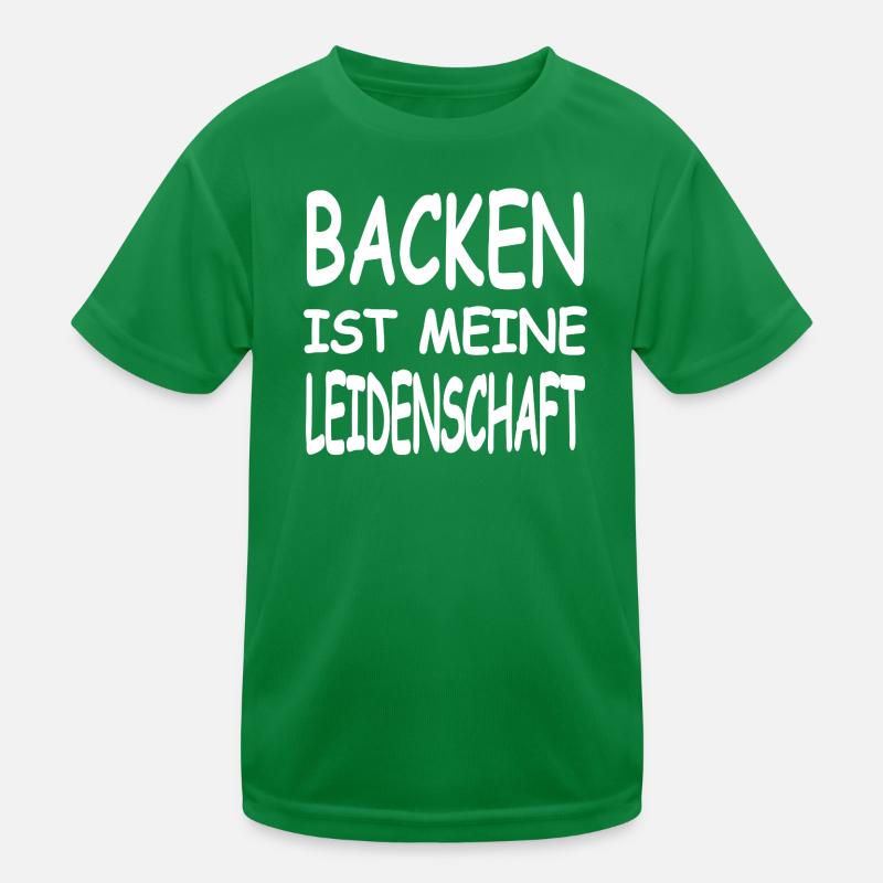 Backen Kinder Funktions-T-Shirt