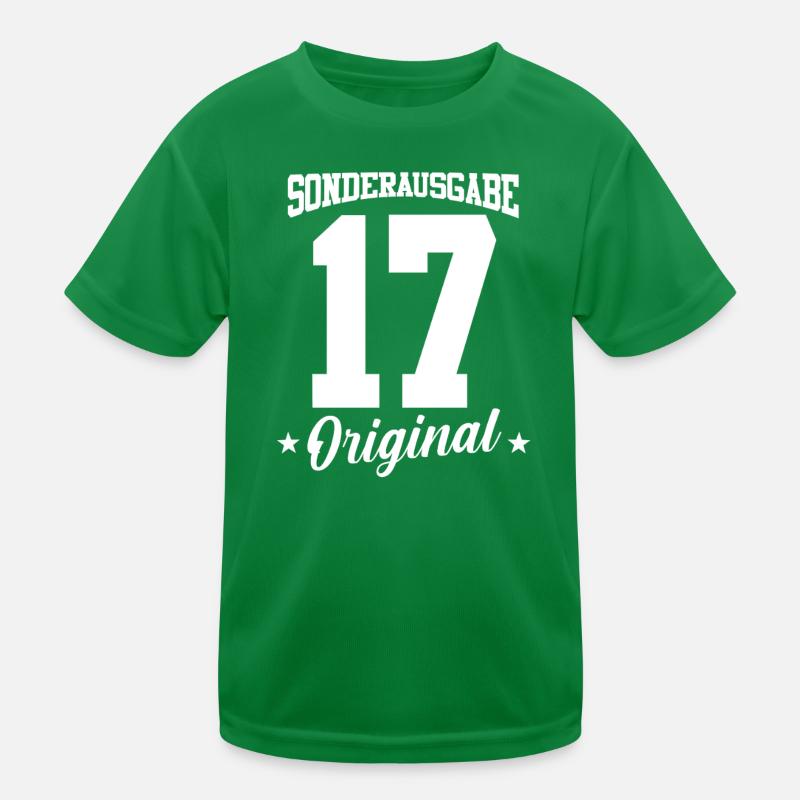 17 Geburtstag Kinder Funktions-T-Shirt