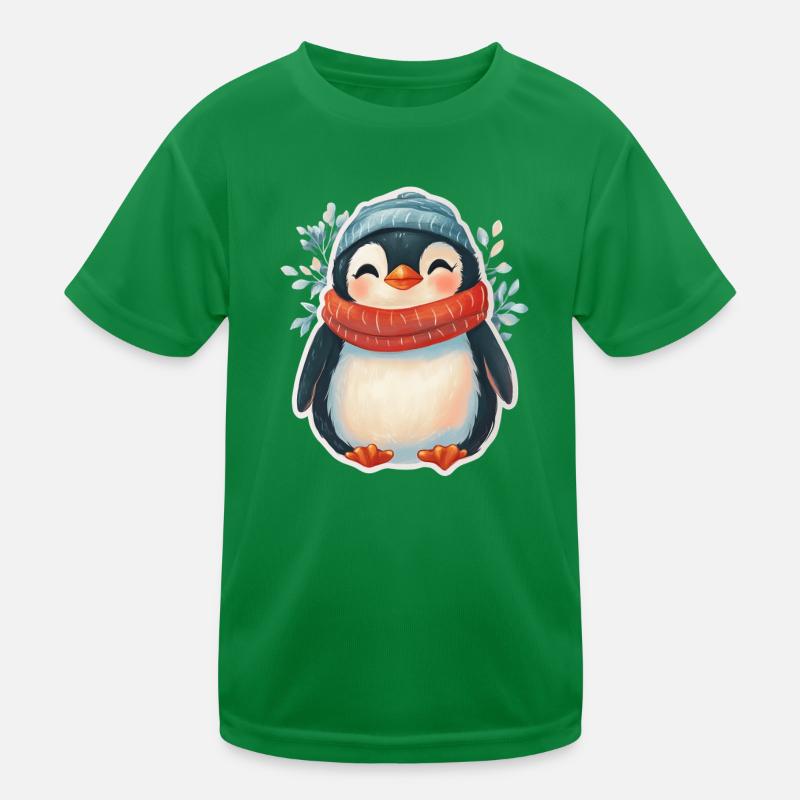 Pinguin Kinder Funktions-T-Shirt