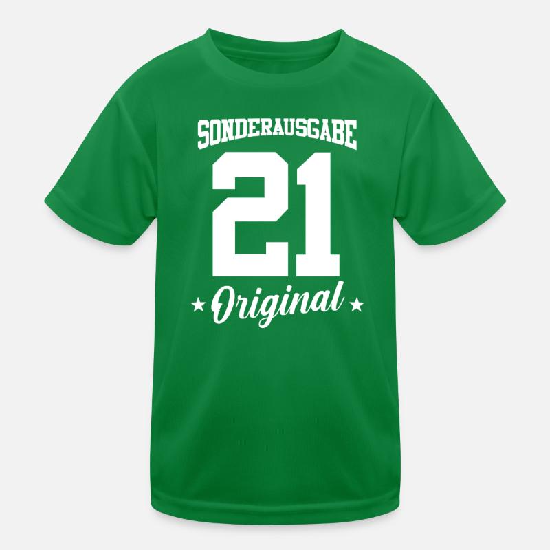 21 Anniversaire T-shirt sport Enfant