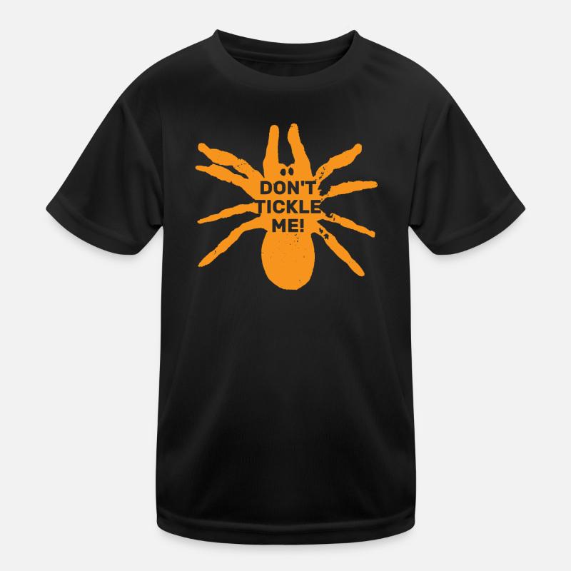 Regarde une araignée ! Araignée Halloween ne me chatouille pas ! T-shirt sport Enfant