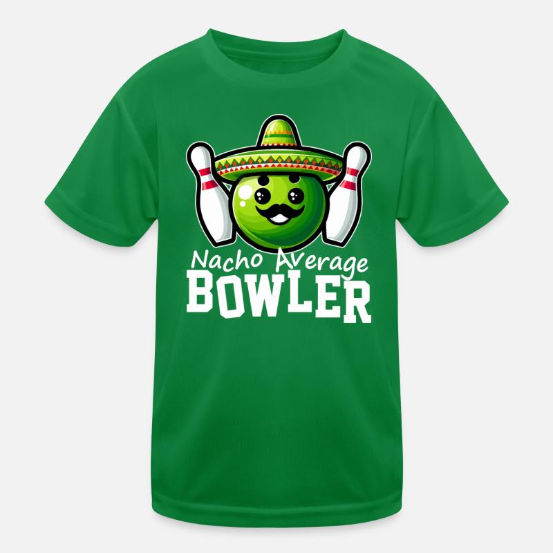 Nacho Average Bowler Kids Functional T-Shirt