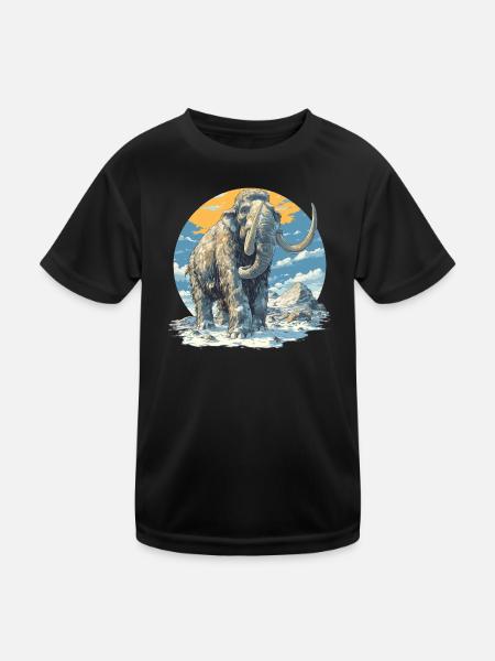 Mammoths Mammoth - Kids Functional T-Shirt - black - Front