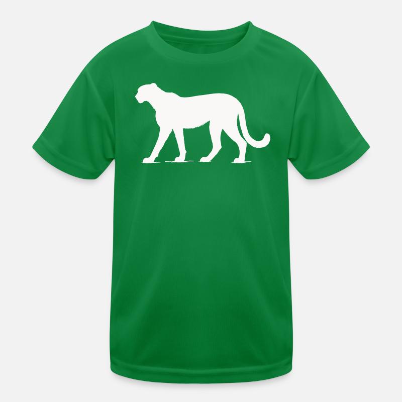 Gepard Tier  Kinder Funktions-T-Shirt