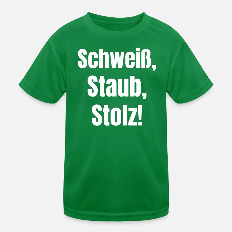 Sweat, dust, pride! Kids Functional T-Shirt