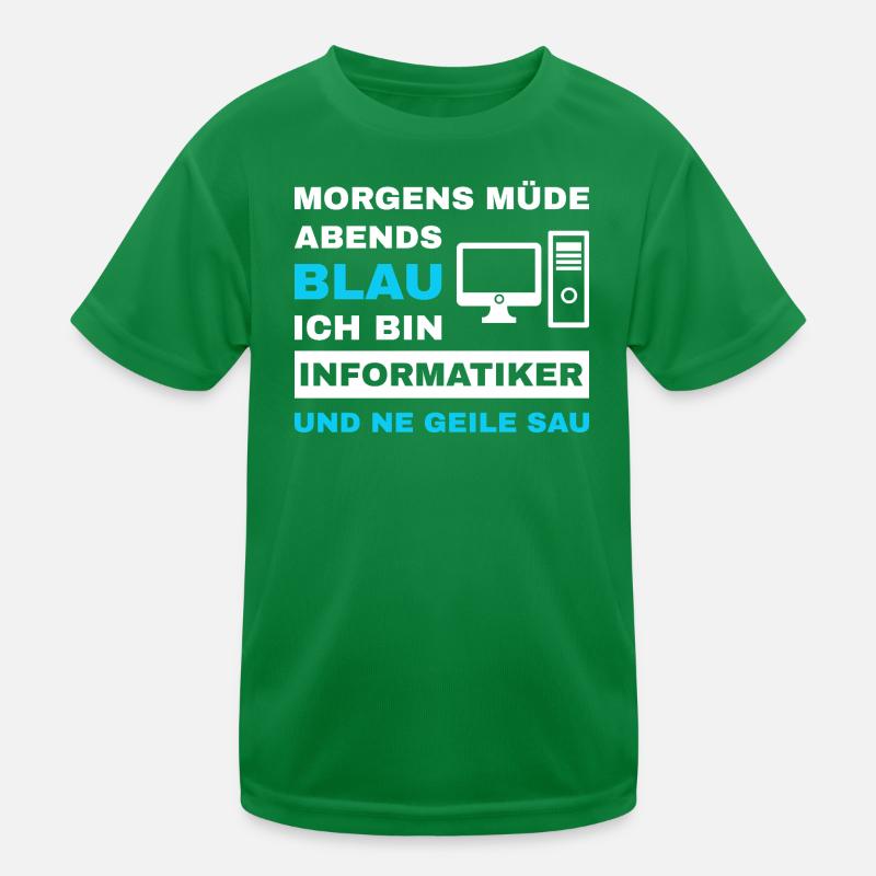 informaticien programmeur admin dictons drôles T-shirt sport Enfant