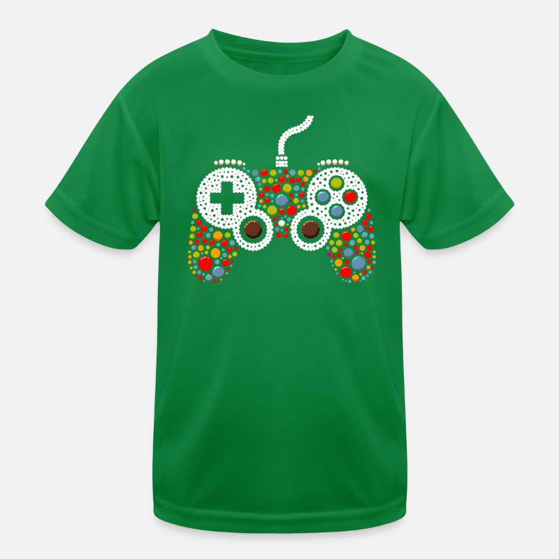 Manette de jeu Pointillist T-shirt sport Enfant