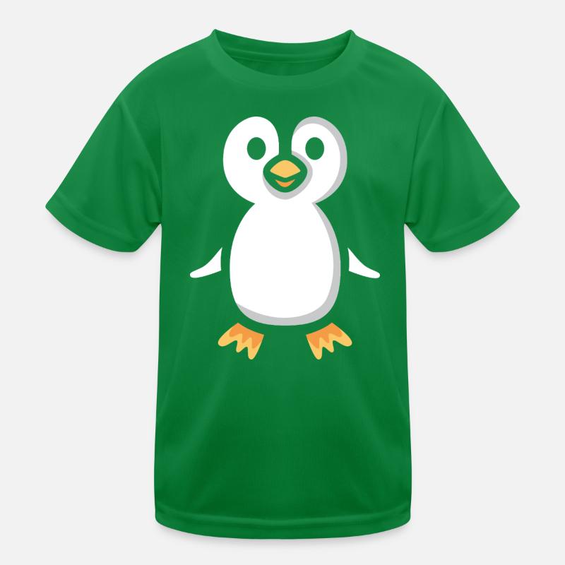 Cute Cartoon Penguin Illustration Kids Functional T-Shirt