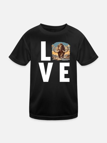 Mammoths Mammoth - Kids Functional T-Shirt - black - Front