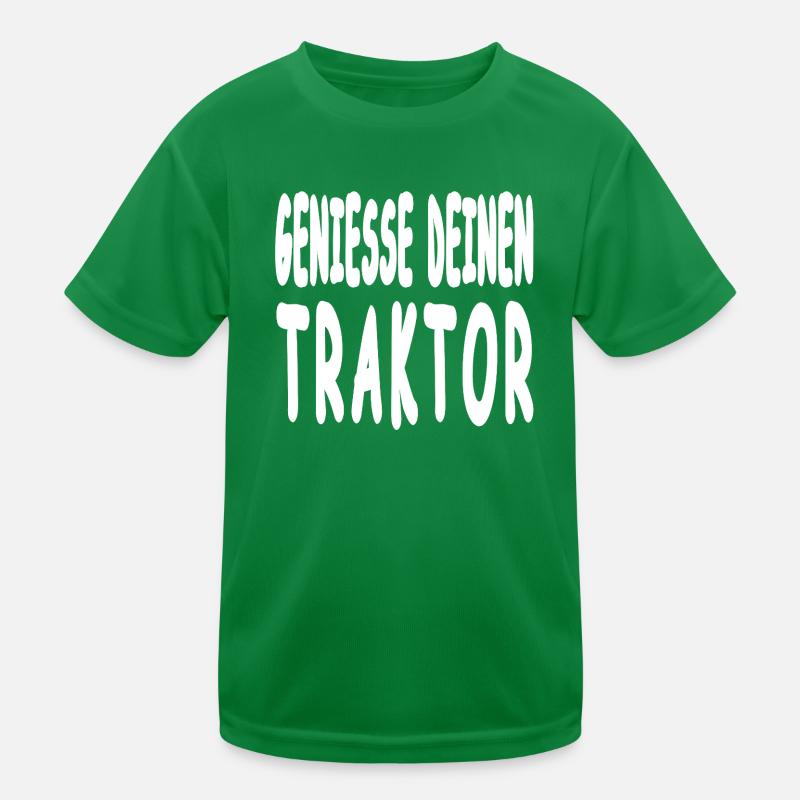Traktor Kinder Funktions-T-Shirt