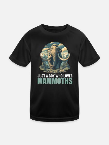 Mammoths Mammoth - Kids Functional T-Shirt - black - Front