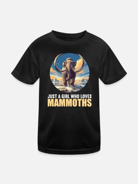 Mammoths Mammoth - Kids Functional T-Shirt - black - Front