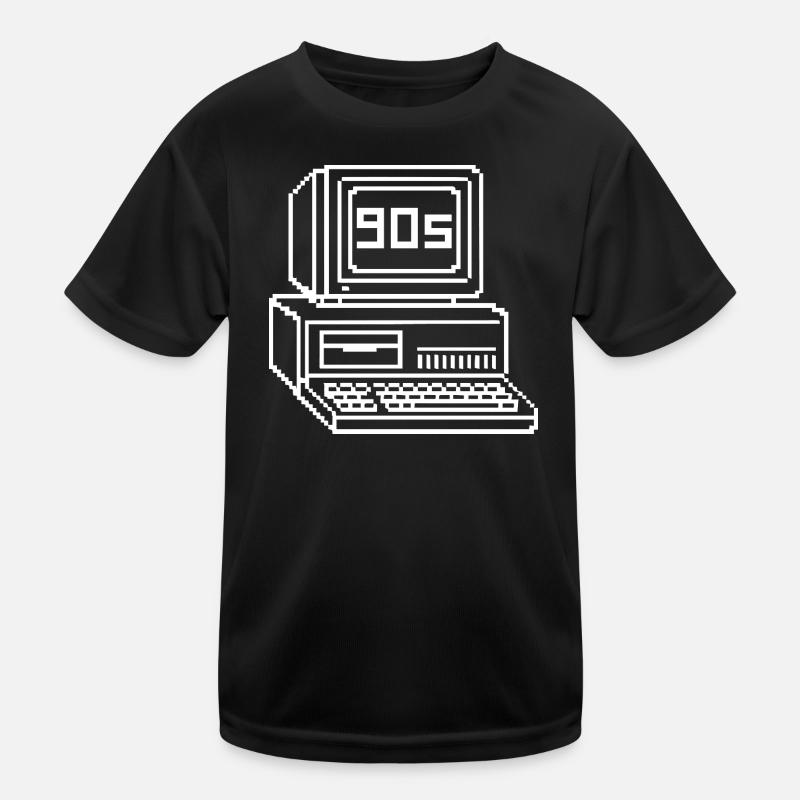 Retro 90s Console Pixel Art Kids Functional T-Shirt