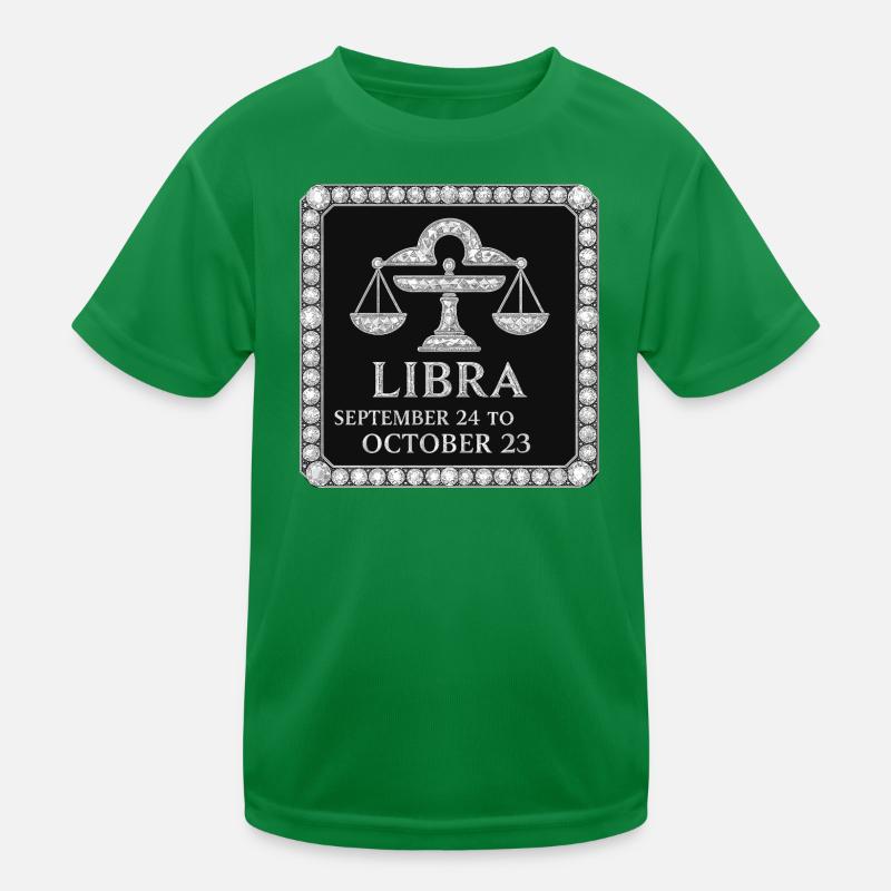 Sternzeichen Waage Kinder Funktions-T-Shirt