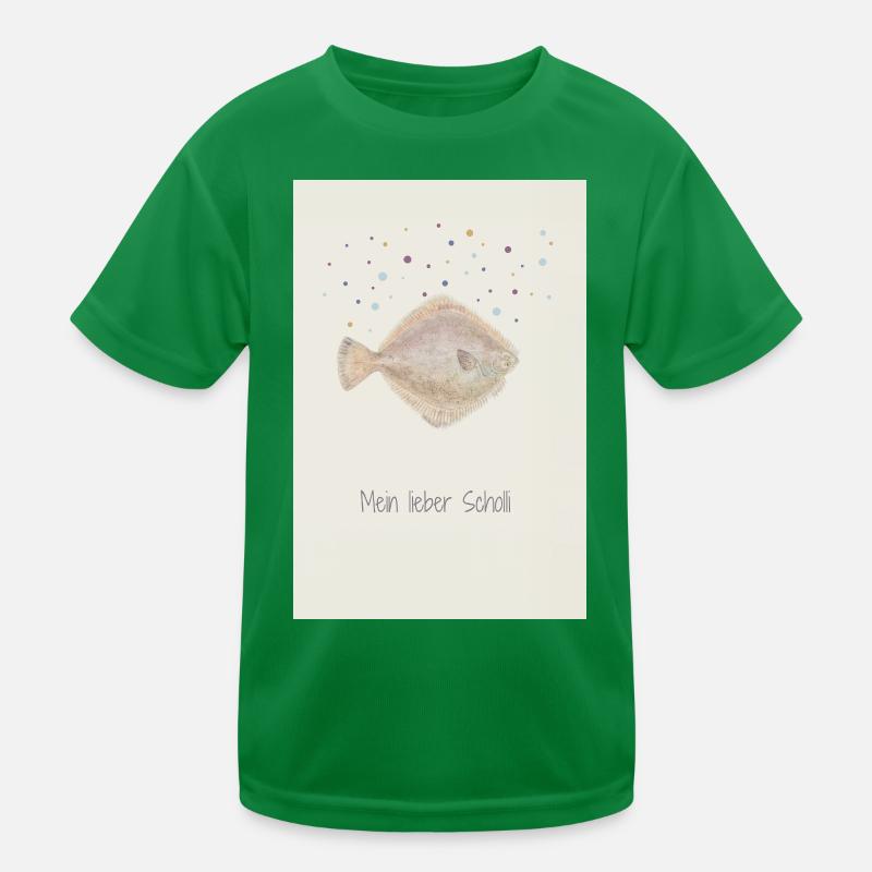 Mon cher Scholli fish design T-shirt sport Enfant