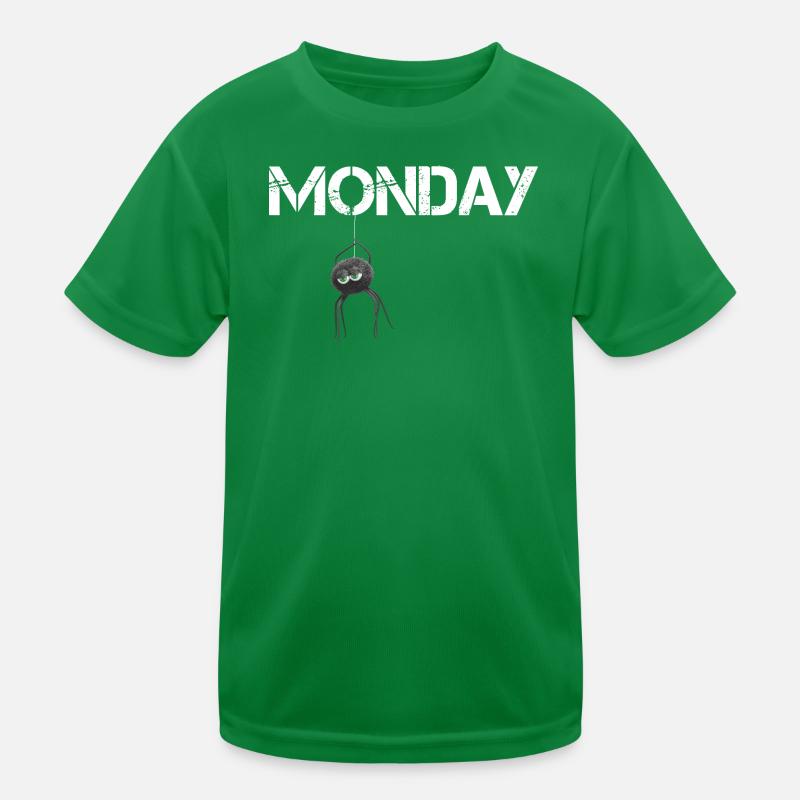 Monday Spider Kids Functional T-Shirt
