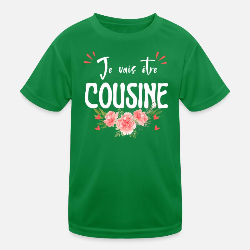 Ich möchte ein Cousin werden,Schwangerschaftsankündigung Kinder Funktions-T-Shirt