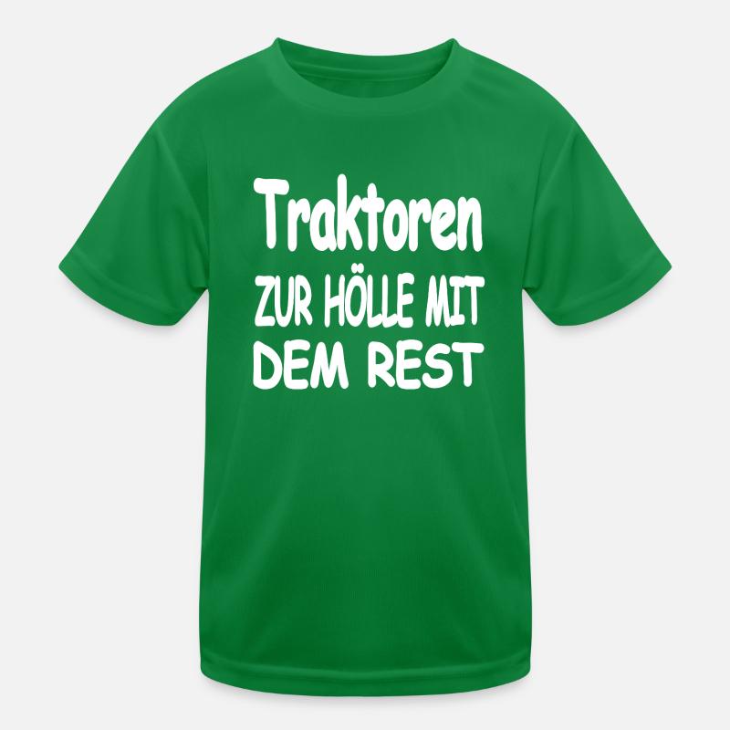 Traktor Kinder Funktions-T-Shirt