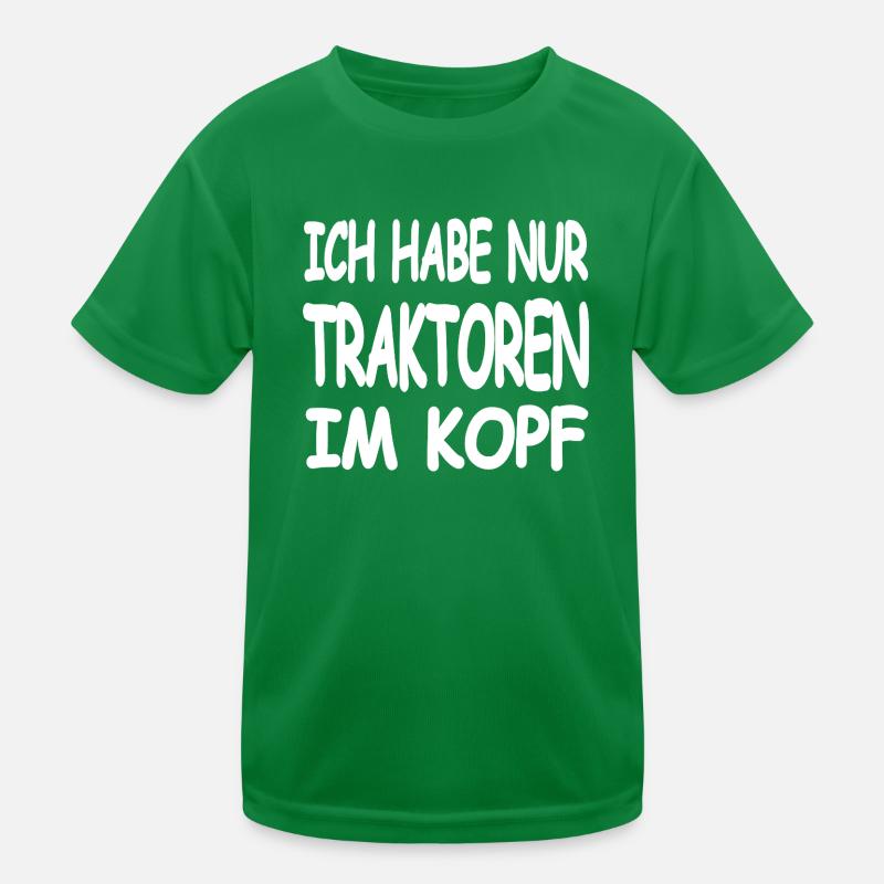 Traktor Kinder Funktions-T-Shirt