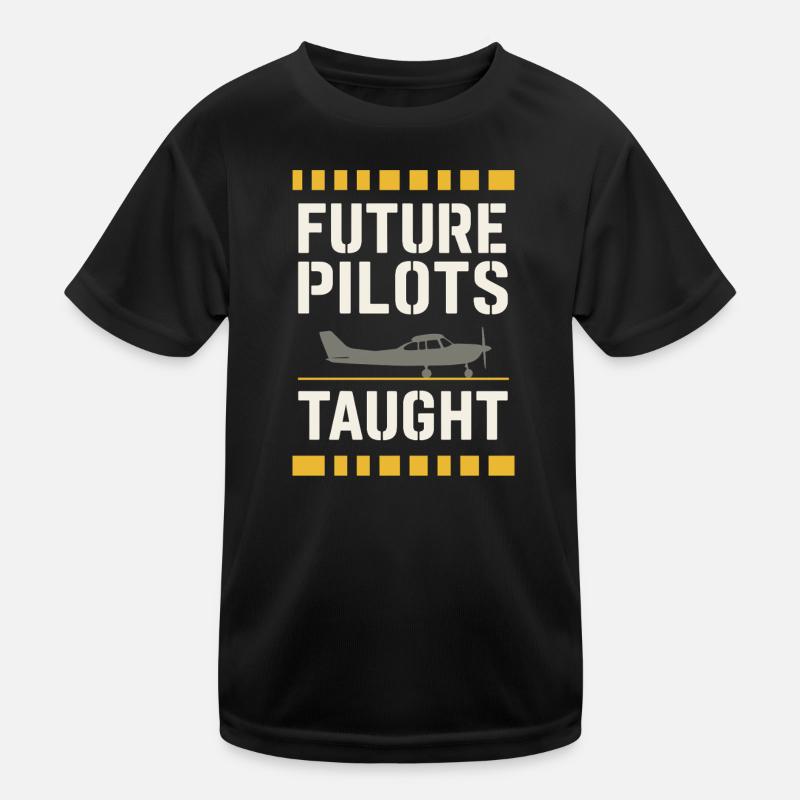 Flight Instructor Cfi Pilot Aviation Instructor Kids Functional T-Shirt