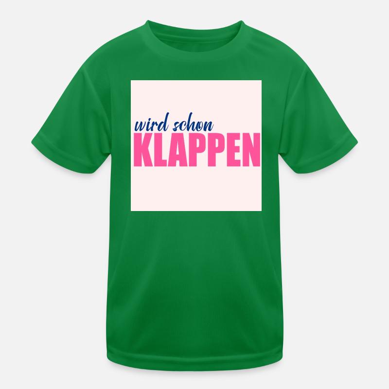 Va travailler Optimisme T-shirt sport Enfant