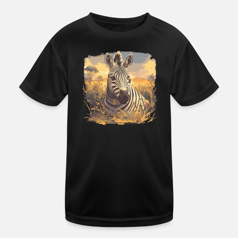 Zebras Zebra Kids Functional T-Shirt