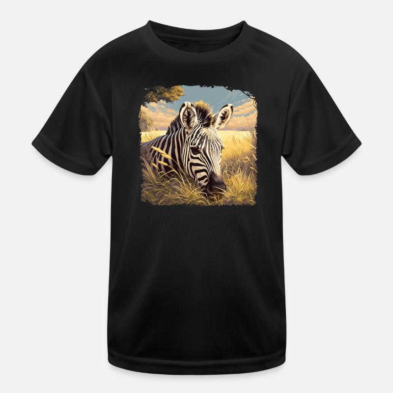 Zebras Zebra Kids Functional T-Shirt