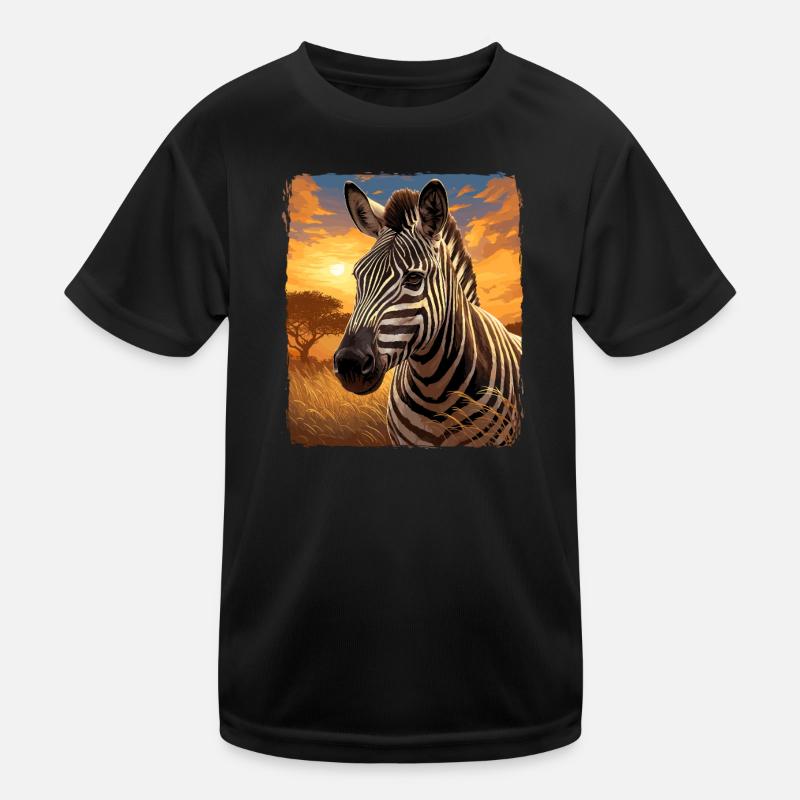 Zebras Zebra Kids Functional T-Shirt