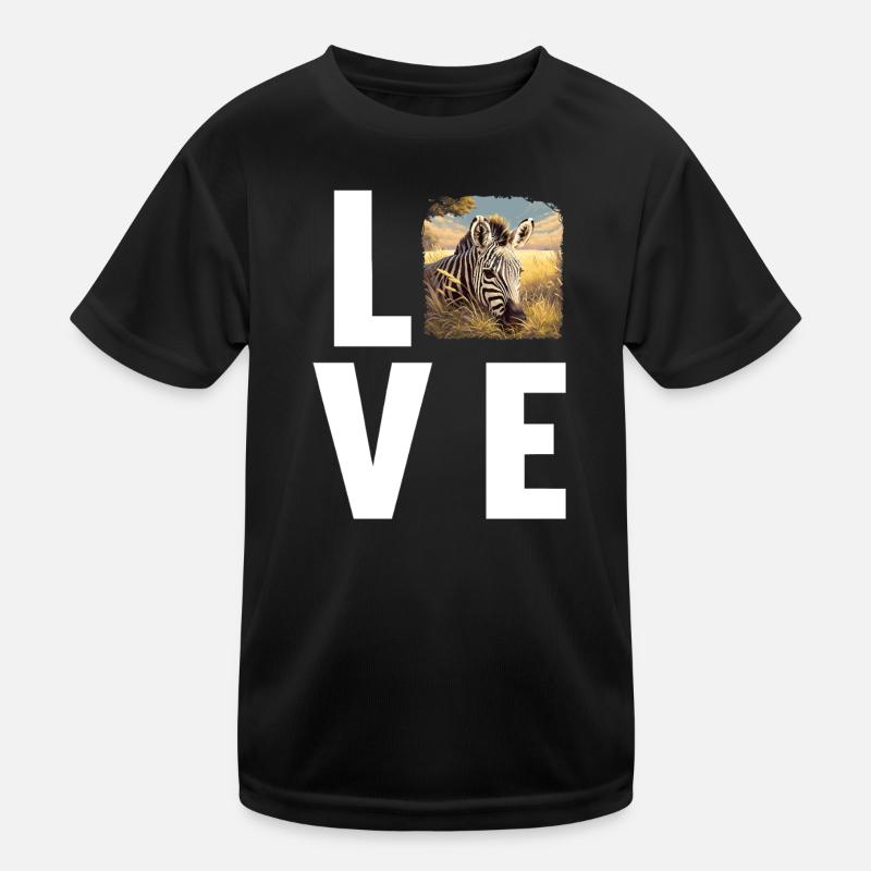Zebras Zebra Kids Functional T-Shirt