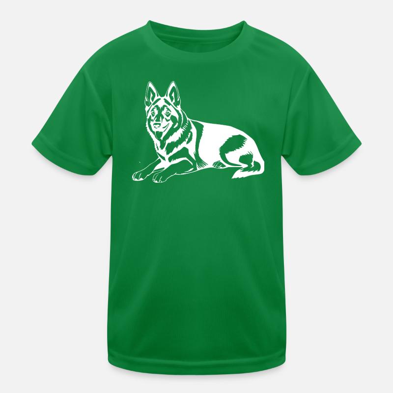 Chien de berger T-shirt sport Enfant