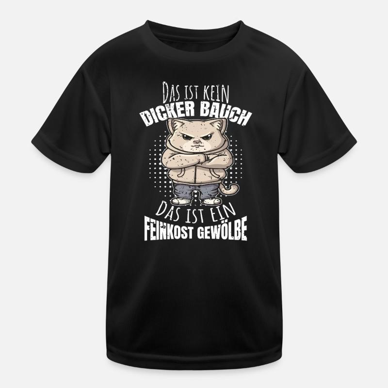 Kein dicker Bauch Feinkostgewölbe Kinder Funktions-T-Shirt
