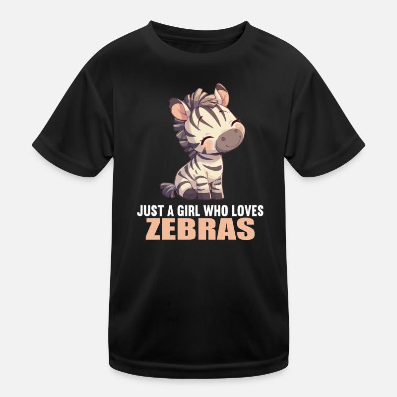 Zebras Zebra Kids Functional T-Shirt