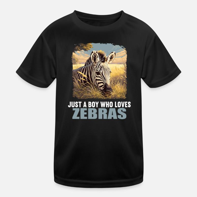Zebras Zebra Kids Functional T-Shirt