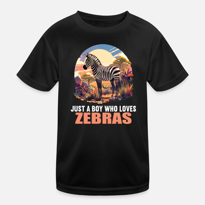 Zebras Zebra Kids Functional T-Shirt