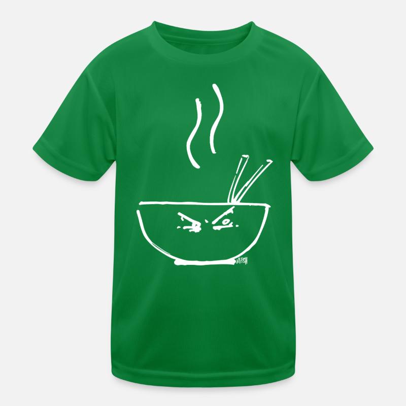 Heiße Suppe Kinder Funktions-T-Shirt