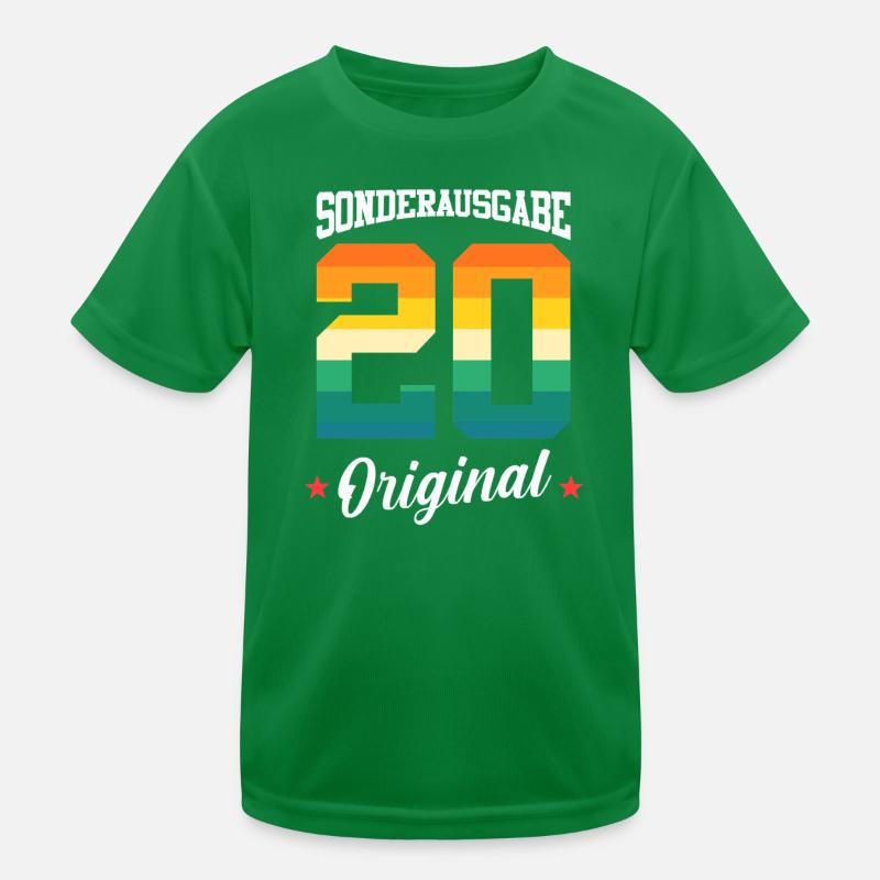 20e anniversaire T-shirt sport Enfant