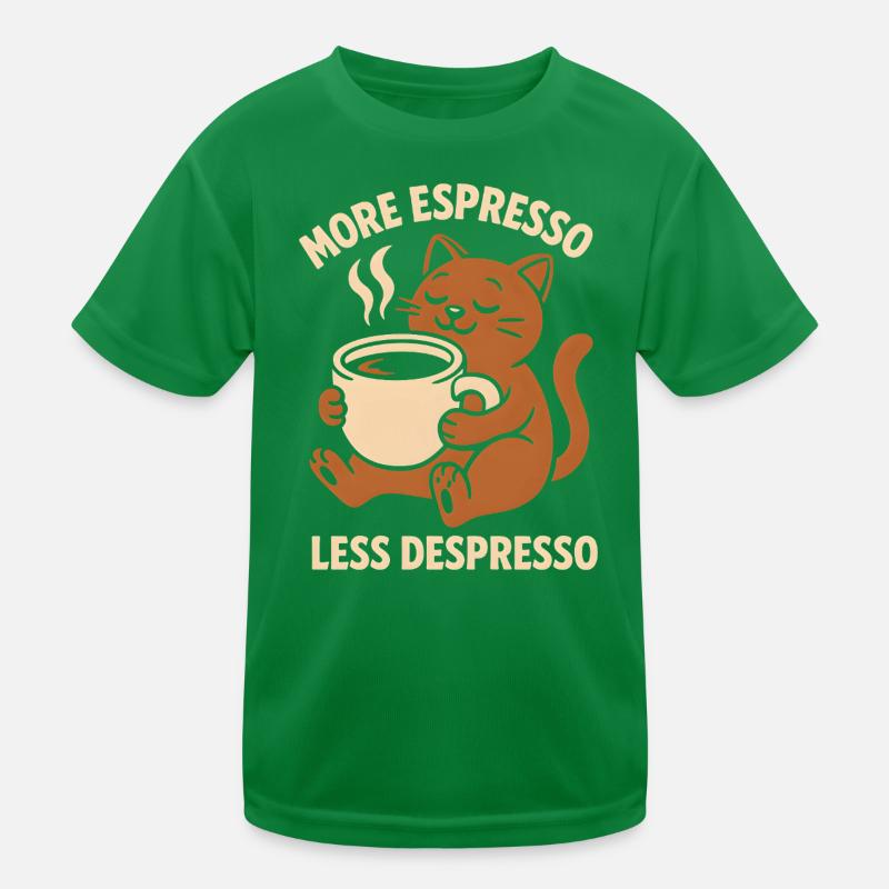 More espresso Less Despresso Kids Functional T-Shirt