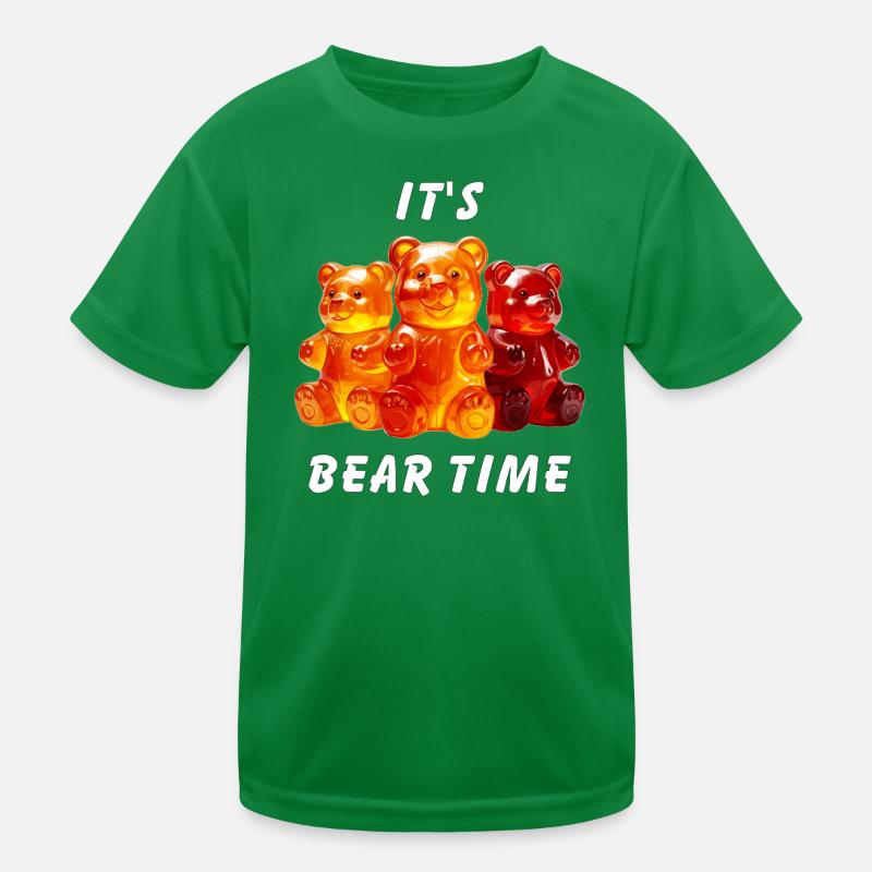 GUMMY BEARS IT'S BEAR TIME Kids Functional T-Shirt
