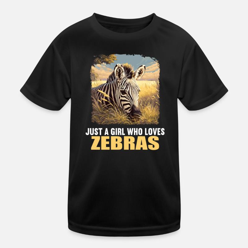 Zebras Zebra Kids Functional T-Shirt