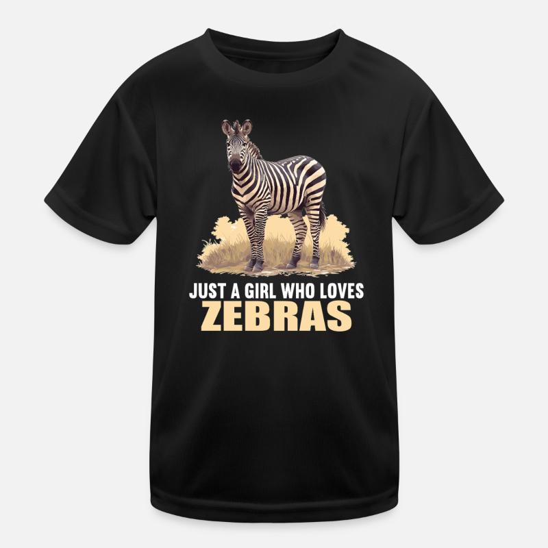Zebras Zebra Kids Functional T-Shirt